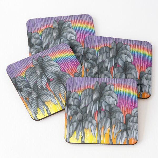 Item preview, Dripping Rainbow Palms designed and sold by thaddeus-art.