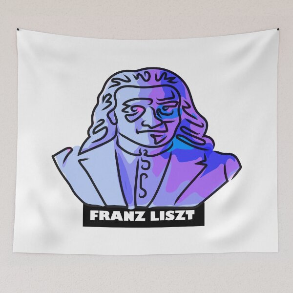 Artikelvorschau, Büste des Komponisten Liszt entworfen und verkauft von Xdelacra.