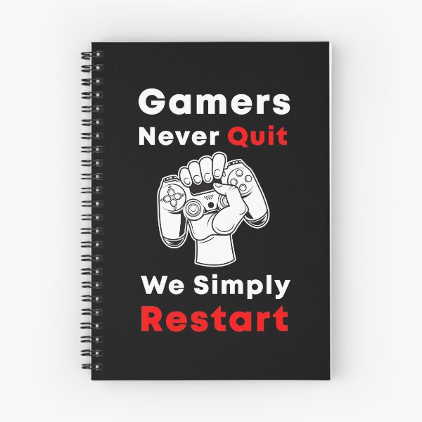 Item preview, Gamers never quit we simply restart designed and sold by SimpleUniverse.