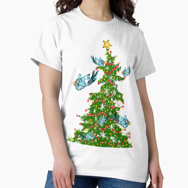 Item preview, Snow Birds Decorate the Christmas Tree designed and sold by Maureen Zaharie.