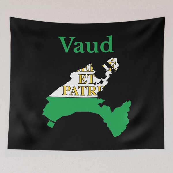 Item preview, Vaud Canton Map Flag, Switzerland designed and sold by marosharaf.