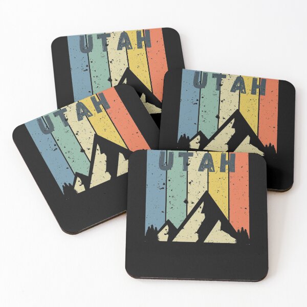 Item preview, Utah Vintage Mountains Trail Retro Hiking  designed and sold by 74ninetees.