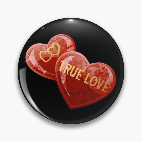 Artikelvorschau, True Love Heart Gems (Rubinrot auf Schwarz) entworfen und verkauft von PawsitiveMum.