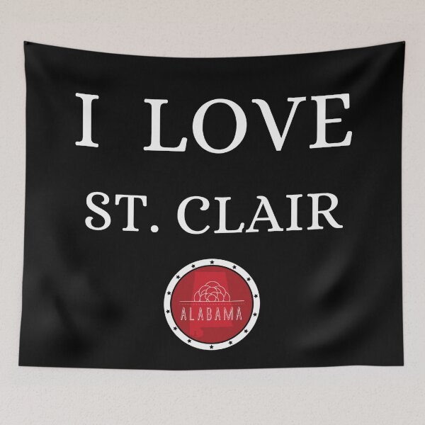 Item preview, I LOVE ST. CLEAR | Alabam county United state of america designed and sold by Gatsbird Design.