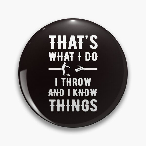 Item preview, Thats's What I Do I Throw And I Know Things, Funny Cornhole Design, Cornhole Quote  designed and sold by Aerial Addicts.