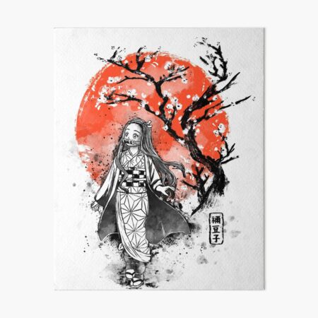 Nezuko Ink Art Board Print