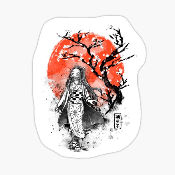 Nezuko Ink Sticker