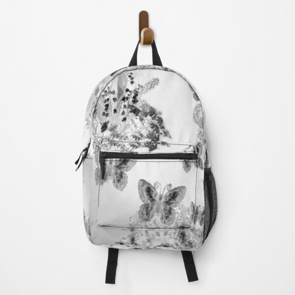 Item preview, Butterflies and Floral Silver Gray designed and sold by Sharon Schwalbe.