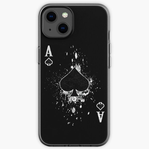 Ace Of Spades Poker Apparel iPhone Soft Case