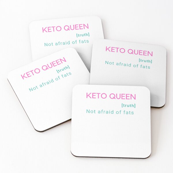 Item preview, KETO QUEEN TRUTH not afraid of fats (pink/aqua) designed and sold by Le Plus Three.