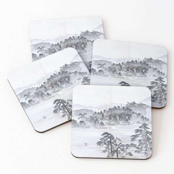 Item preview, Japanese Vintage Landscape Snowy valley and mountians designed and sold by Rantan1618.