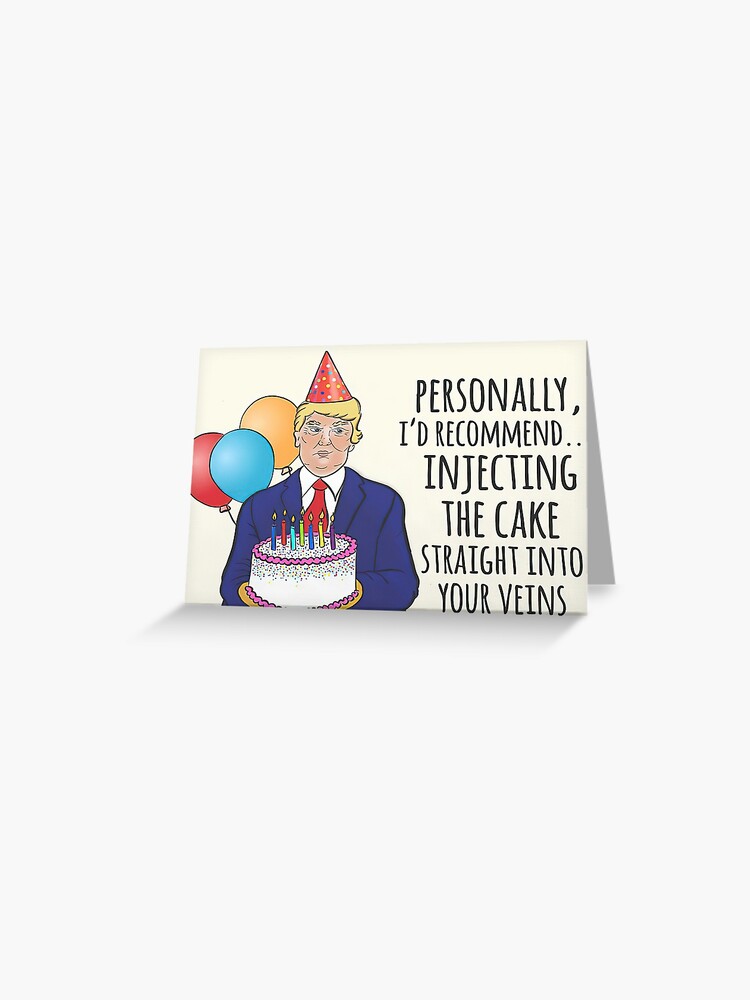Donald Trump Birthday Card Recount / Donald Trump Funny Donald Trump Recount Birthday Card Funny