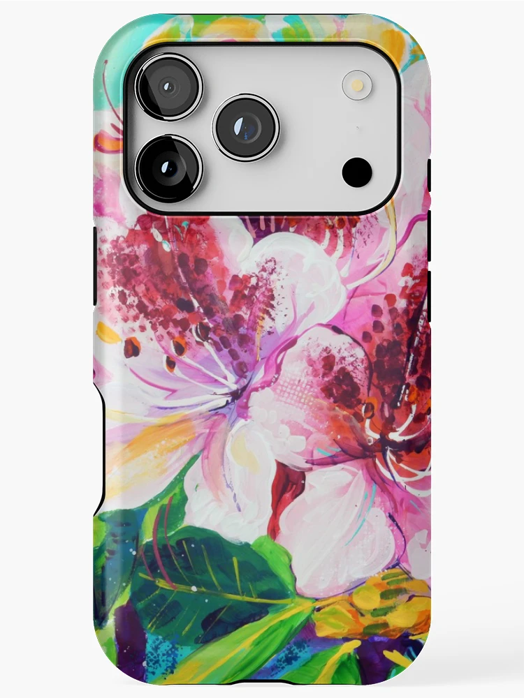 Thumbnail 1 of 4, iPhone Case, Pink Rhododendron designed and sold by Sandra Trubin.