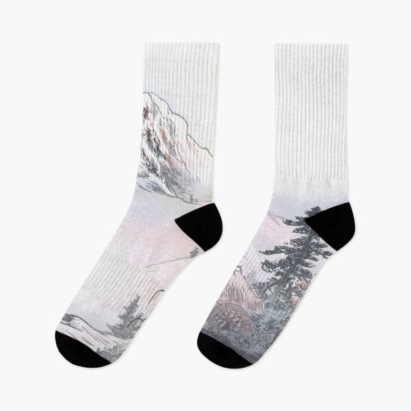Item preview, Japanese Vintage Landscape Snowy Mountians designed and sold by Rantan1618.