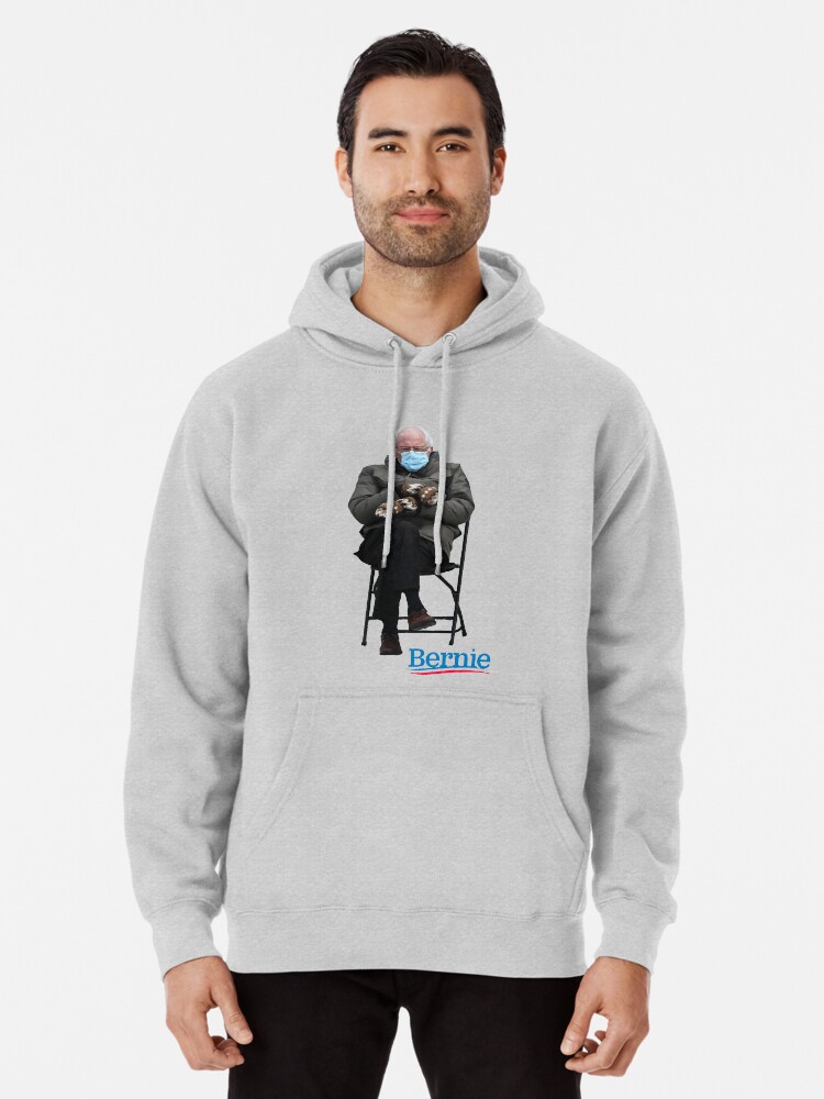 Hooded Sweatshirt Bernie In Mittens Sweatshirt Bernie Mittens