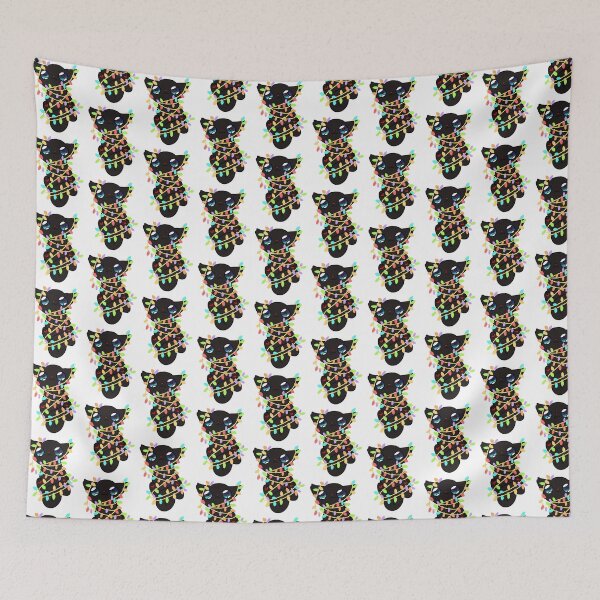 Item preview, Christmas Lights Kitty  designed and sold by isabella Mika.