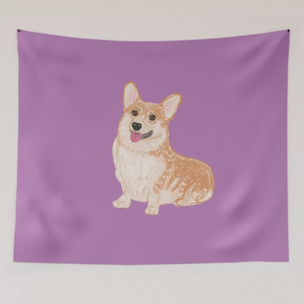 Item preview, Cute Corgi: Sitting Corgi designed and sold by Luaillustration.