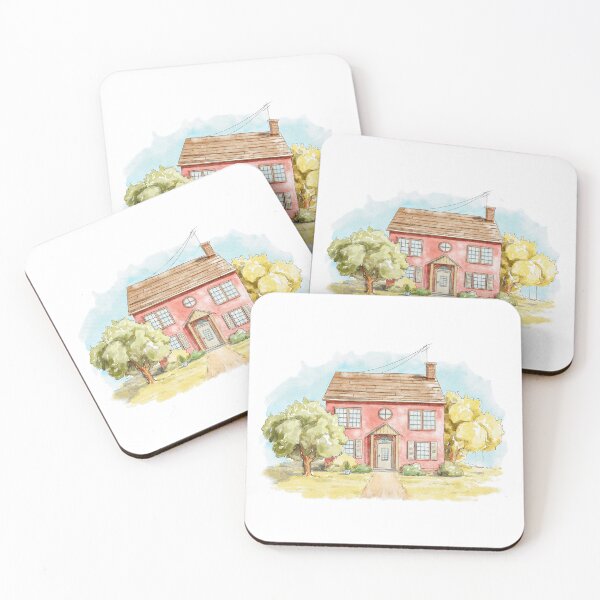 Item preview, August Watercolour House designed and sold by VibrantGifts.