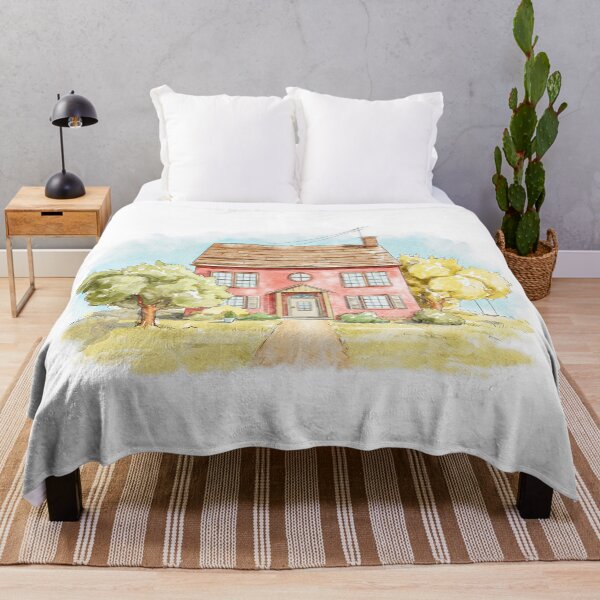 Item preview, August Watercolour House designed and sold by VibrantGifts.