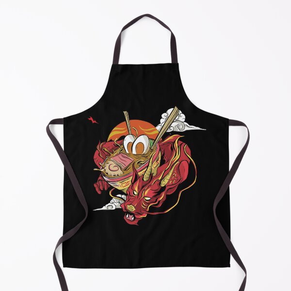 Item preview, Dragón japonés con tazón de ramen designed and sold by OnepixArt.