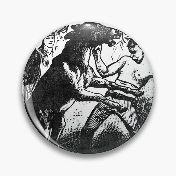 Item preview, Man and Donkey Fight designed and sold by HereticTees.