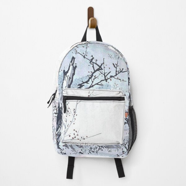 Item preview, Japanese Vintage Landscape Snowy Trees designed and sold by Rantan1618.
