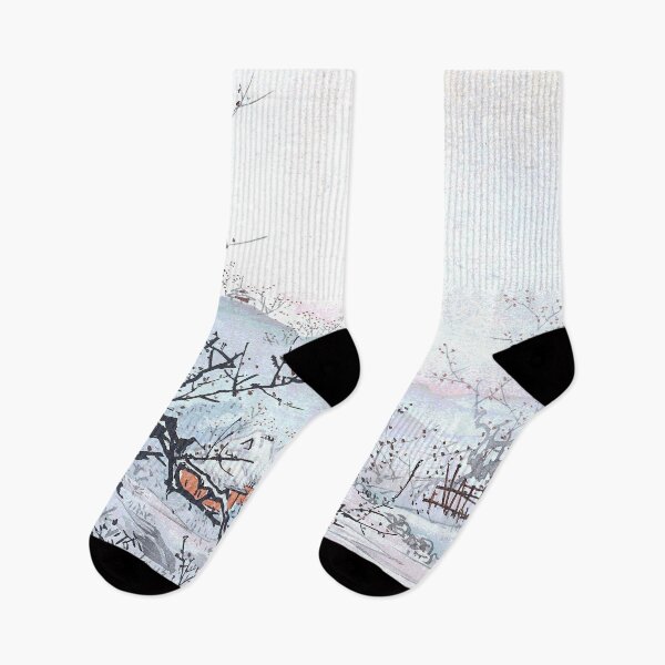 Item preview, Japanese Vintage Landscape Snowy Trees  designed and sold by Rantan1618.