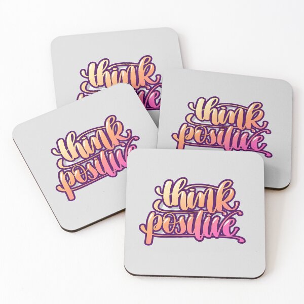Item preview, Think Positive Text Quote designed and sold by Artcraft-Ink.