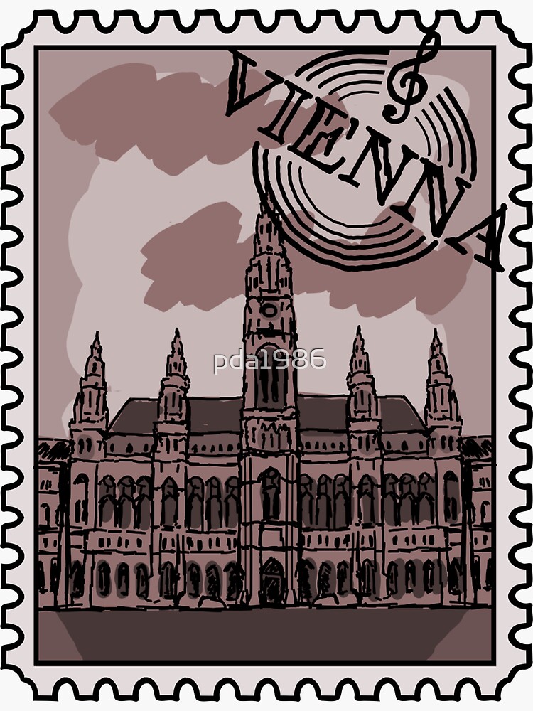 Vienna Stamp Sticker