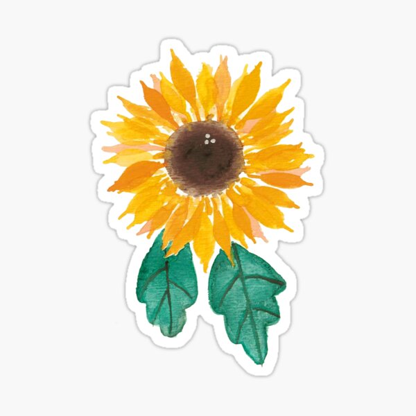 Item preview, Sunflower Watercolor Floral designed and sold by Your Typical Giggle.