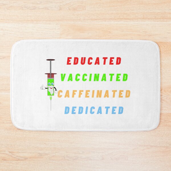 Item preview, Educated Vaccinated Caffeinated Dedicated designed and sold by Tawfiktyson.