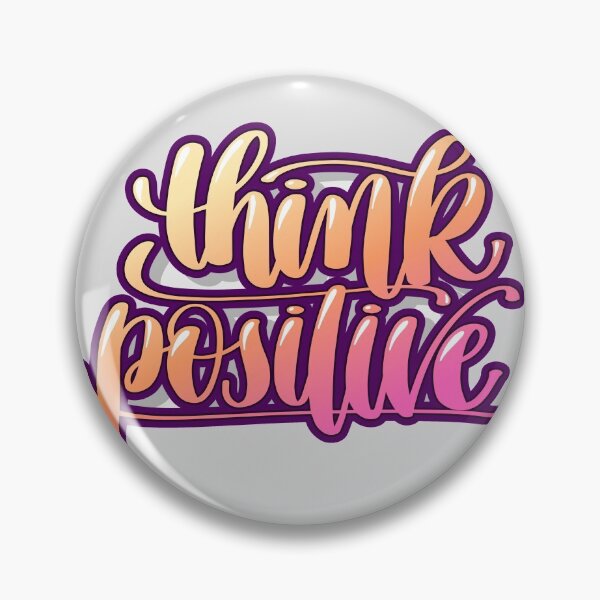 Item preview, Think Positive Text Quote designed and sold by Artcraft-Ink.