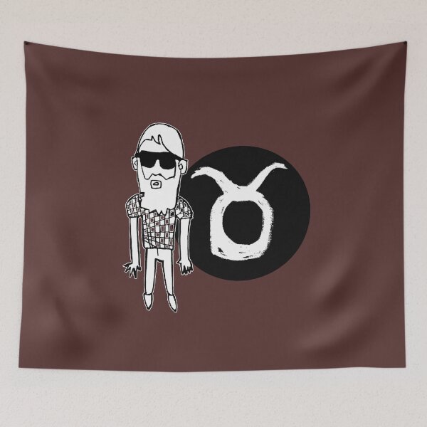 Item preview, Taurus Zodiac Man, Guy or Boy Taurus designed and sold by badlydrawnbabe.