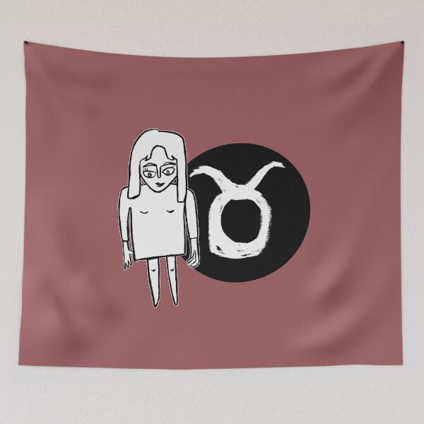 Item preview, Taurus Zodiac Woman, Taurus Girl, Taurus star sign designed and sold by badlydrawnbabe.