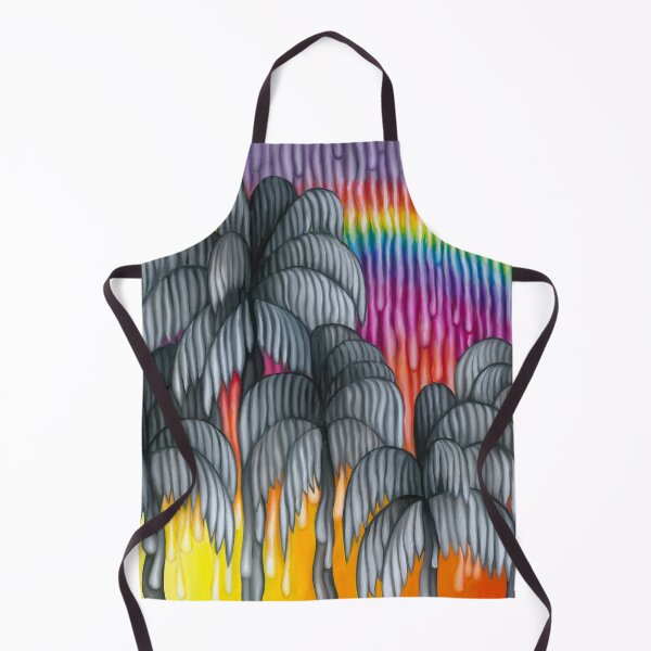 Aperçu de l'œuvre Dripping Rainbow Palms créée et vendue par thaddeus-art.