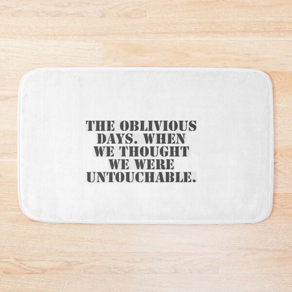 Item preview, The oblivious days. Simple design. designed and sold by Andrew Hopgood.