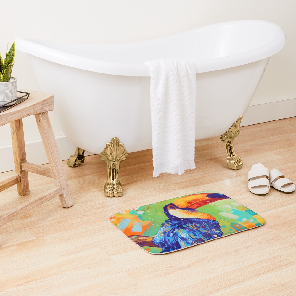 Item preview, Bath Mat designed and sold by TooMuchColor.