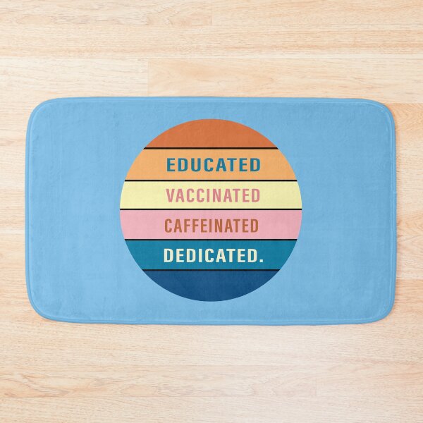 Item preview, Educated Vaccinated Caffeinated Dedicated designed and sold by prodesign2021.