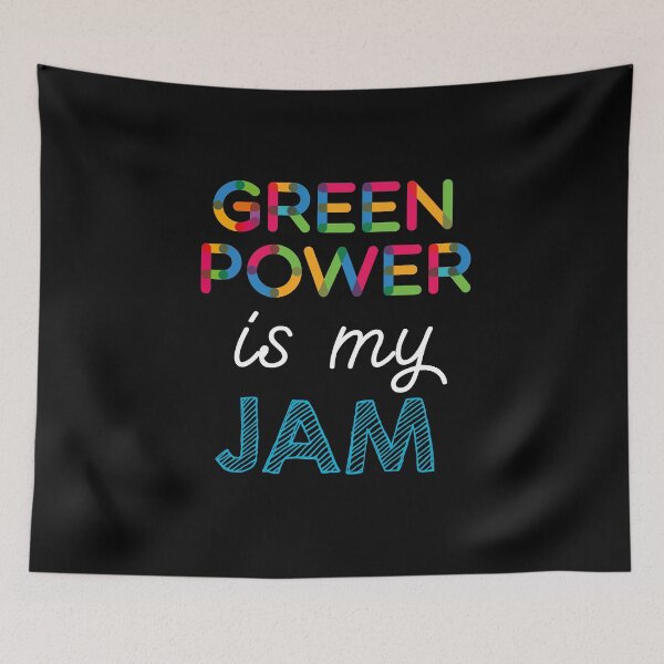 Item preview, Green Power is my Jam. Funny Green Power Design designed and sold by Custom365.