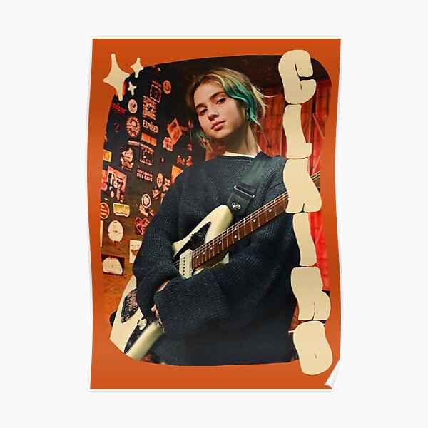 Clairo poster (red) Poster