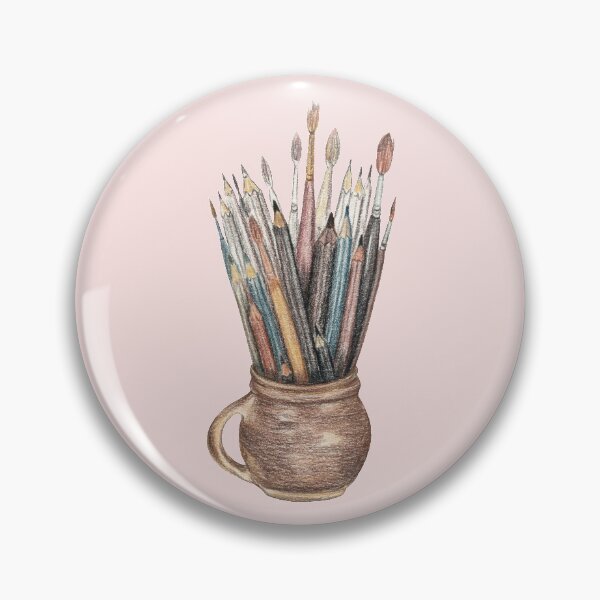 Item preview, Pencils and brushes in a pot designed and sold by Flowersforbear.