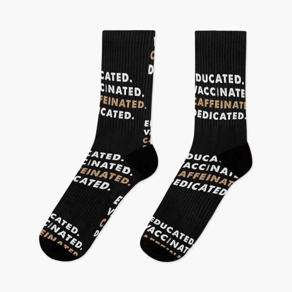 Item preview, Educated Vaccinated Caffeinated Dedicated designed and sold by ambaart.