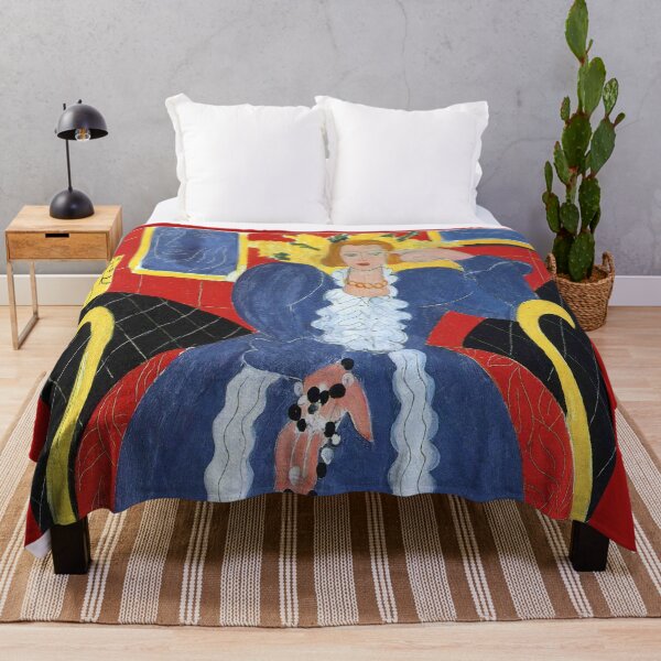Item preview, Inspired by Matisse - Henri Matisse - Lady in Blue designed and sold by LoveTreats.