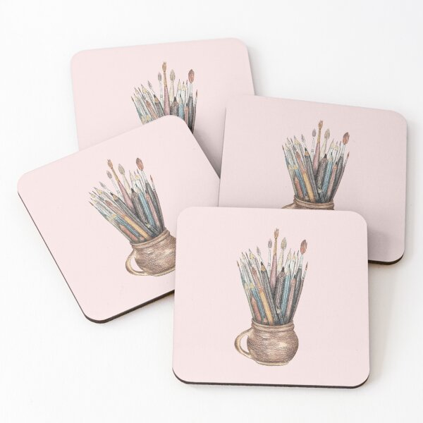 Item preview, Pencils and brushes in a pot designed and sold by Flowersforbear.
