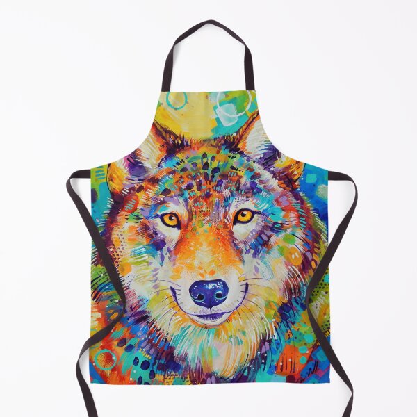 Item preview, Colorful Wolf designed and sold by Sandra Trubin.