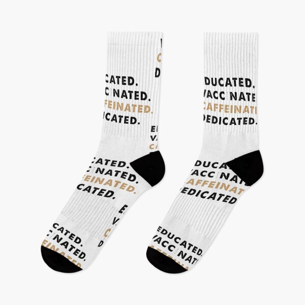 Item preview, Educated Vaccinated Caffeinated Dedicated designed and sold by ambaart.