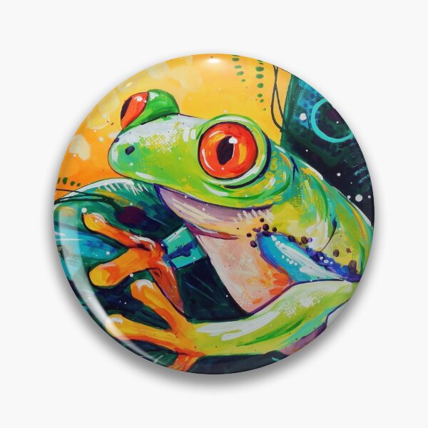Item preview, Green Tree Frog designed and sold by Sandra Trubin.