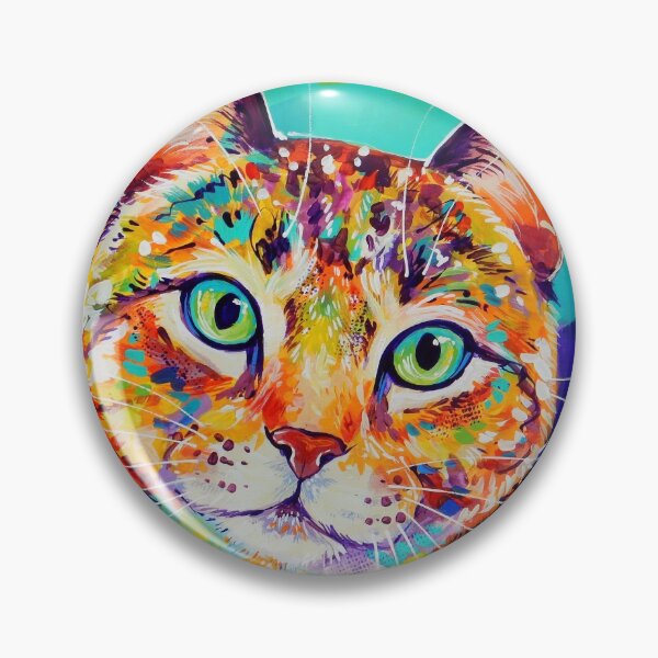 Item preview, Colorful Cat designed and sold by Sandra Trubin.