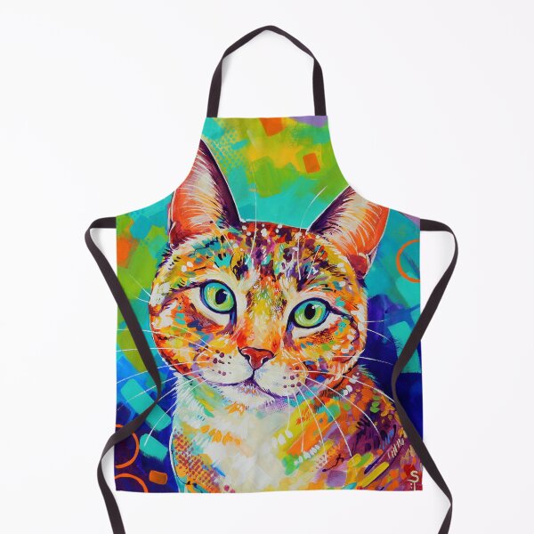Item preview, Colorful Cat designed and sold by Sandra Trubin.