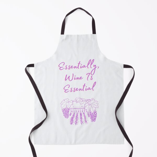 Item preview, Essentially, Wine Is Essential Pink designed and sold by Lowdown Designs.